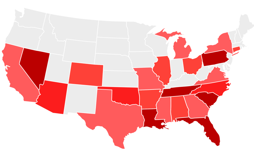 Tarantino Service Areas